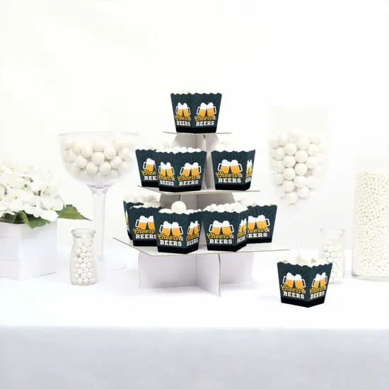 Big Dot of Happiness Cheers and Beers Happy Birthday - Party Mini Favor Boxes - Birthday Party Treat Candy Boxes - Set of 12 {4}