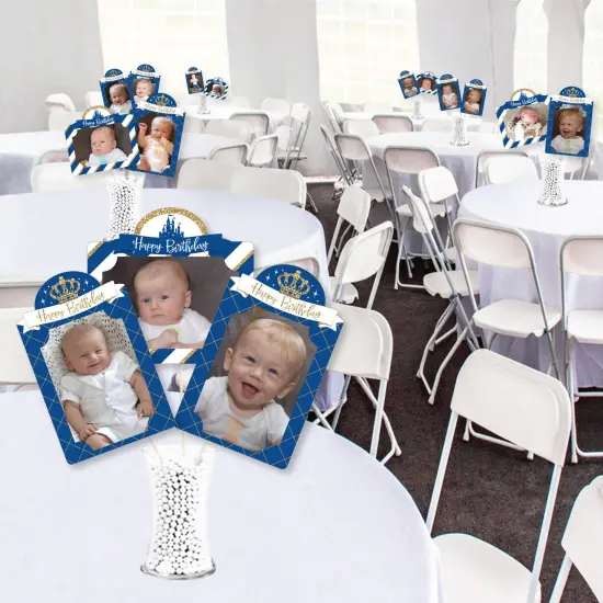Big Dot of Happiness Royal Prince Charming - Birthday Party Picture Centerpiece Sticks - Photo Table Toppers - 15 Pieces {4}