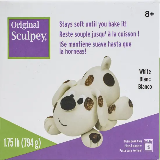 Sculpey Original Polymer Clay 1.75lb-White {1}