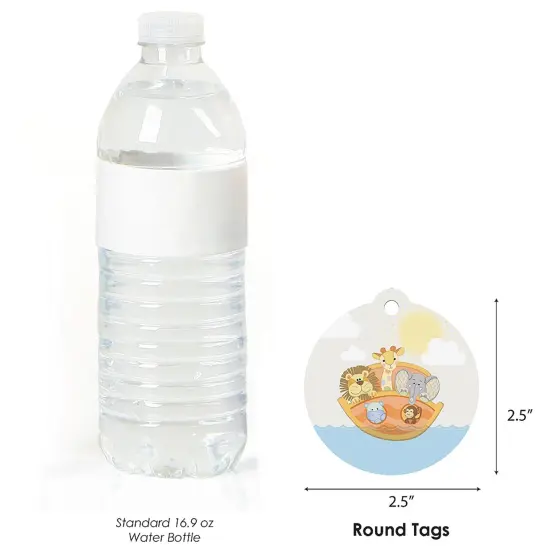 Big Dot of Happiness Noah's Ark - Baby Shower or Birthday Party Favor Gift Tags (Set of 20) {4}