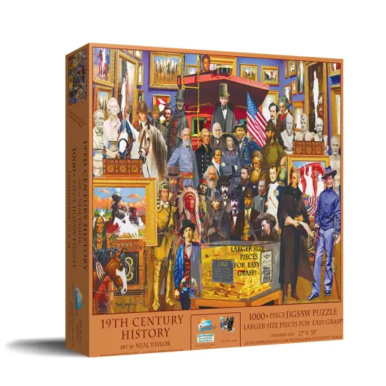 Sunsout 19th Century History 1000 pc Large Pieces Jigsaw Puzzle 61504 {3}