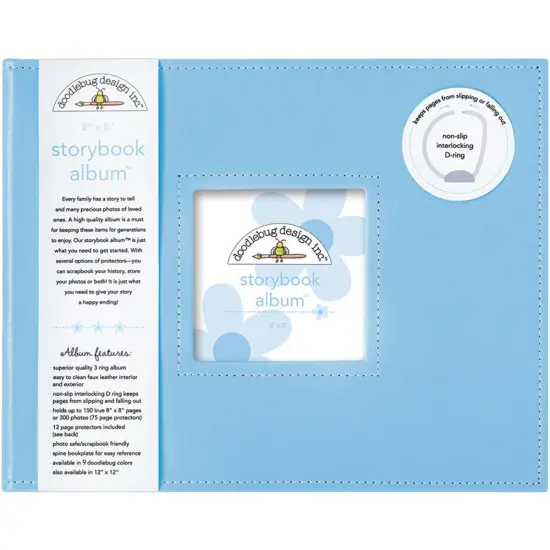 Doodlebug Storybook D-Ring Album 8"X8" {2}