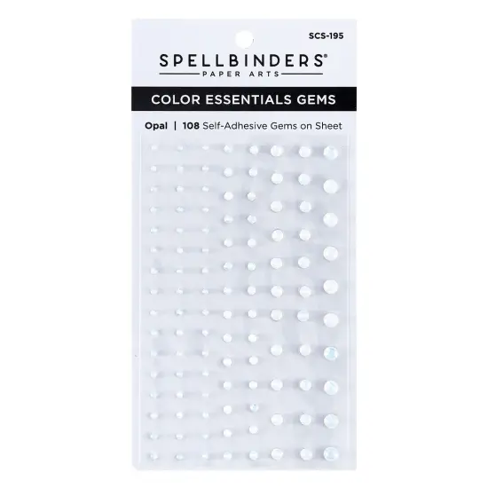 Spellbinders Color Essentials Gems 108/Pkg-Opal {1}