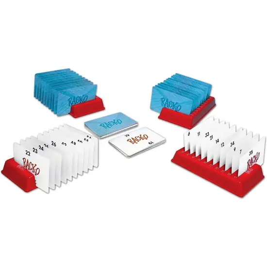 Winning Moves RACK-O Retro Rack Em and Score Card Game 2 to 4 Player {6}