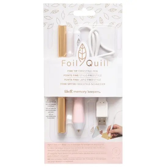 We R Foil Quill Freestyle Pen-Fine Tip {1}