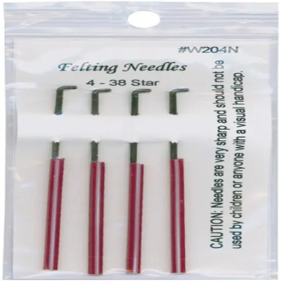 Wistyria Editions Felting Needles 4/Pkg-Size 38 Star {1}