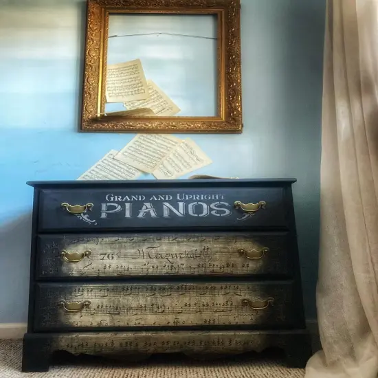 Music on Parchment for Decoupage Crafting and Multi Media Art {2}