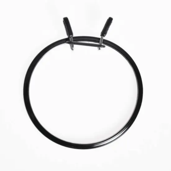 Medium Spring Metal Embroidery Hoop Nurge 160-2 Deep Black {1}