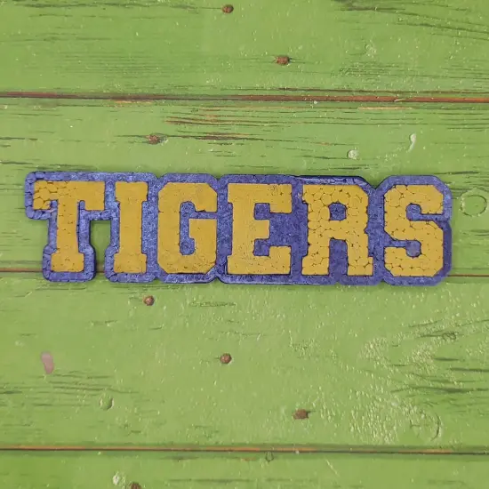Tigers - Varsity Font - Silicone Freshie Mold {2}