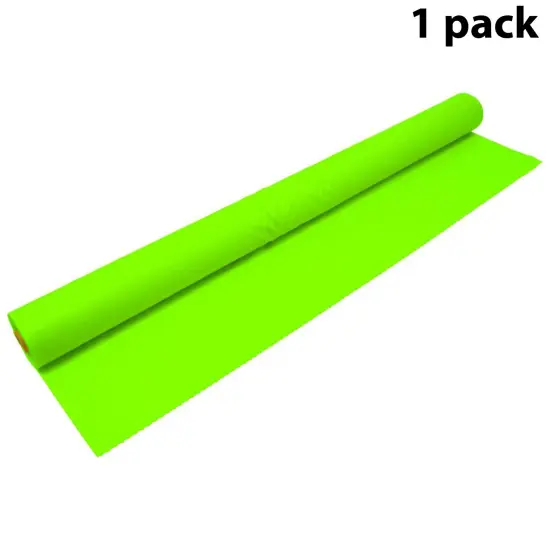 Solid Color Table Cover Roll - 40 Inch x 300 Feet | A Stylish Table Ensemble Lime green {1}