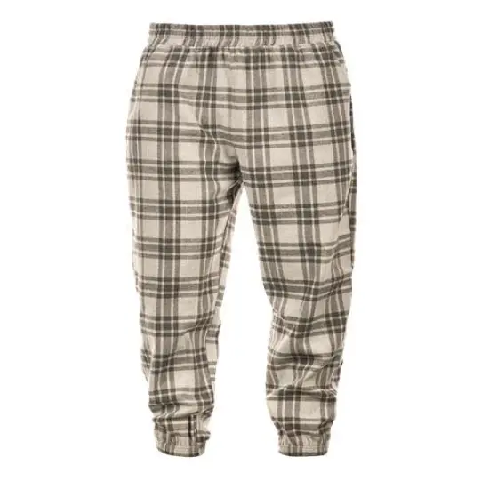 Flannel Jogger | RADYAN&reg; Grey-steel {1}