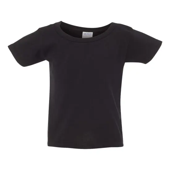 Gildan® Heavy Cotton Toddler Crewneck Short Sleeve Tee Black {1}