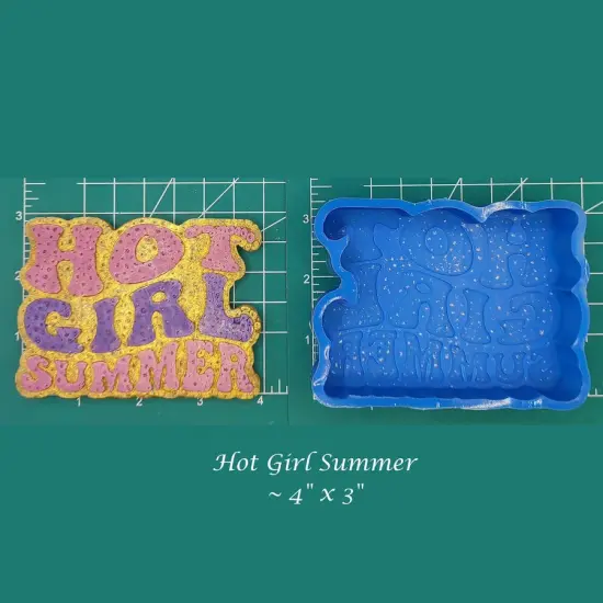 Hot Girl Summer Silicone Freshie Mold {1}