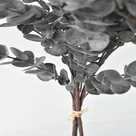 27" Faux Dark Gray Eucalyptus Bundle {5}