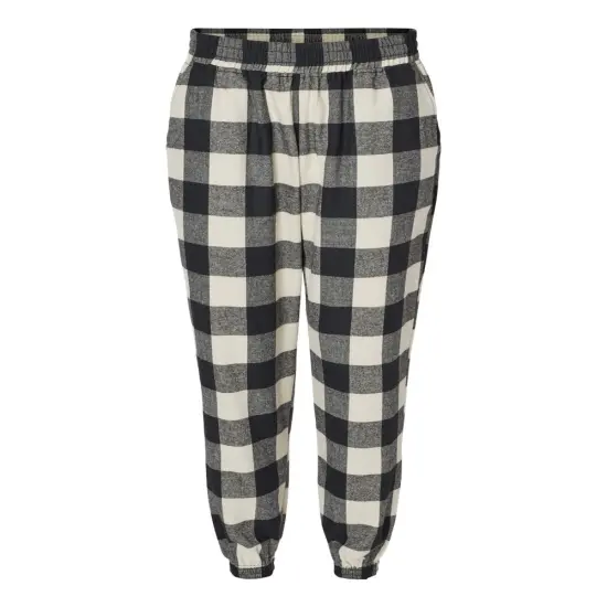 Youth Plaid Jogger Sweatpants | RADYAN&reg; Gold/ black {5}