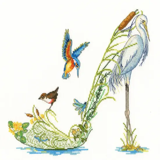 Along The Riverbank XSK2 Counted Cross Stitch Kit {1}