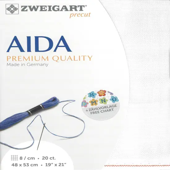 PrecutZweigart Aida extra fine 20 count Antique White {1}