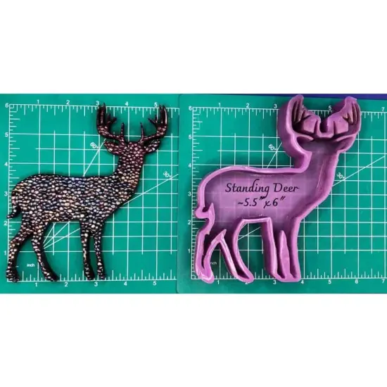 Standing Deer Silicone Freshie Mold {1}