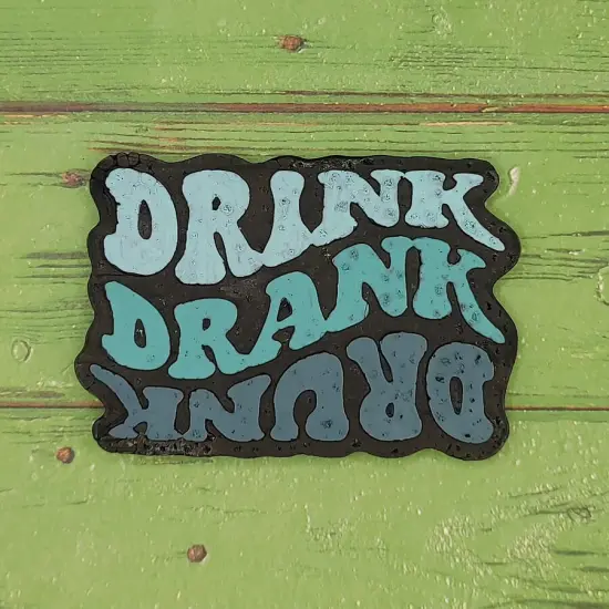 Drink Drank Drunk Silicone Freshie Mold {2}