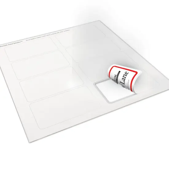 Avery Flexible Printable Name Tags, 2-1/3" x 3-3/8", White with Red Border, 400 Removable Name Badges (05095) {3}