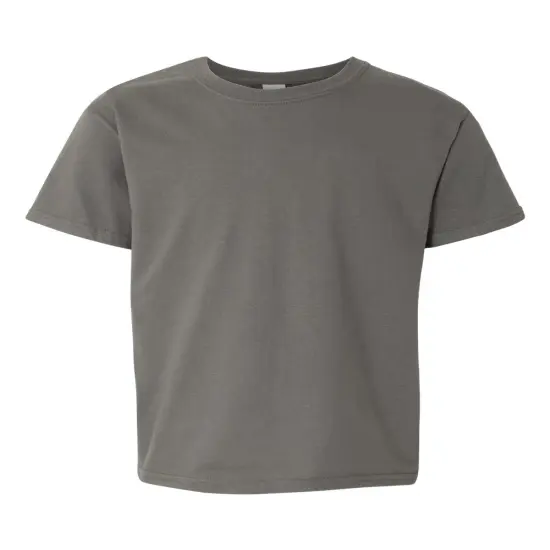 Gildan&reg; Youth Crewneck Short Sleeve Sofystyle T-shirt - 64000B Charcoal {2}