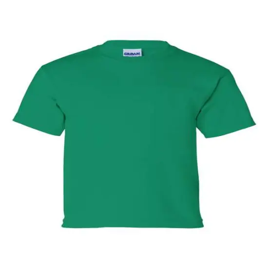 Gildan&reg; Ultra Cotton Youth Crewneck Short Sleeve T-Shirt Kelly green {1}