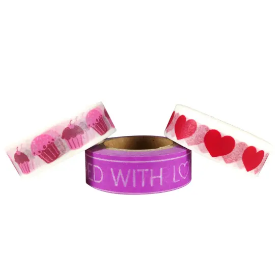 Wrapables I Heart Cupcakes Washi Masking Tape (Set of 3) {2}
