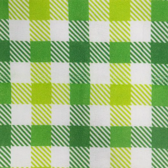 Northlight Shamrocks and Plaid St. Patrick's Day Kitchen Tea Towels - 26" - Set of 2 Green {7}