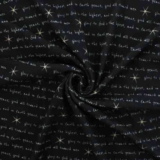 Glory to God Christmas Bullet Fabric 1 yard {1}