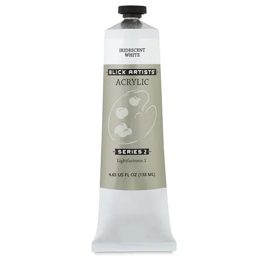 Blick Artists' Acrylic - Iridescent White, 4.65 oz tube {2}