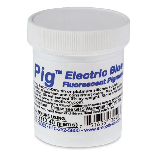 Smooth-On Silc Pig Silicone Color Pigment - Electric Blue, 4 oz {1}