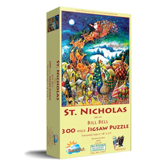 Sunsout St. Nicholas 300 pc Christmas Jigsaw Puzzle 21825 {3}
