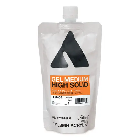 Holbein Acrylic Medium - High Solid Gel Medium, 300 ml pouch {2}