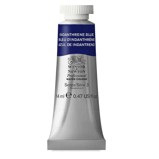 Winsor & Newton Professional Watercolor - Indanthrene Blue, 14 ml Tube {2}