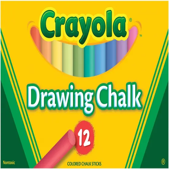 Multipack of 6 - Crayola Drawing Chalk-12/Pkg {2}
