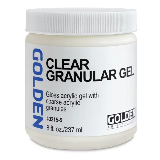 Golden Acrylic Gel Medium - Clear Granular, 8 oz jar {1}