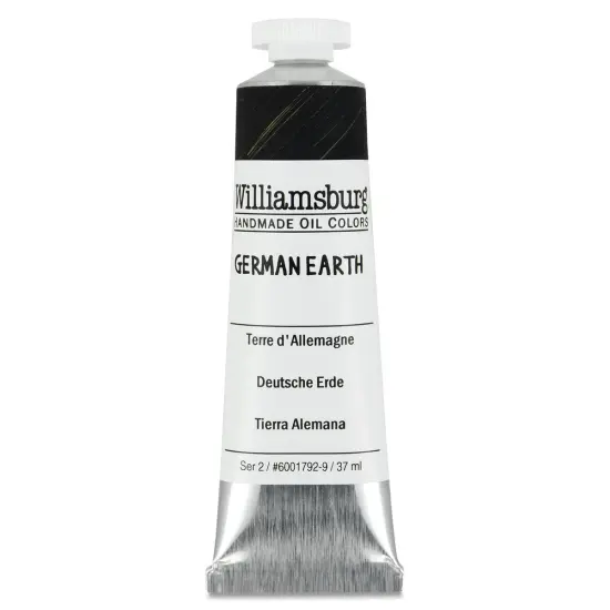 Williamsburg Handmade Oil Paint - German Earth, 37 ml tube {1}