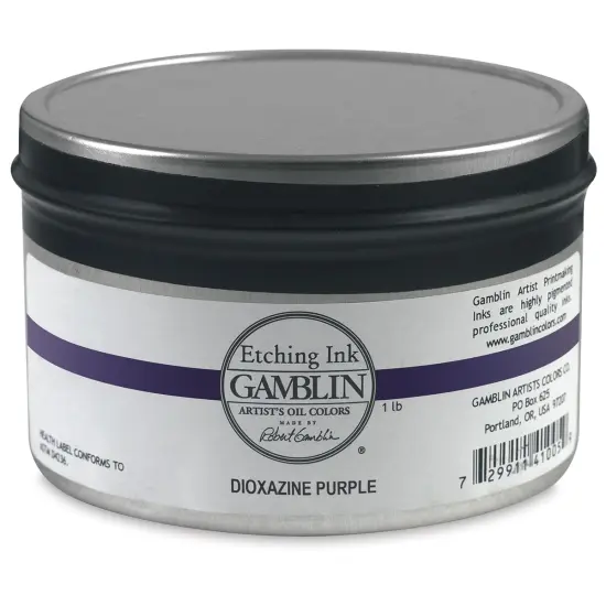 Gamblin Etching Ink - Dioxazine Purple, 1 lb {1}