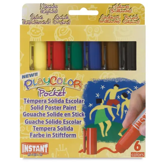 Playcolor - Standard Colors, Set of 6, Pocket Sized {2}