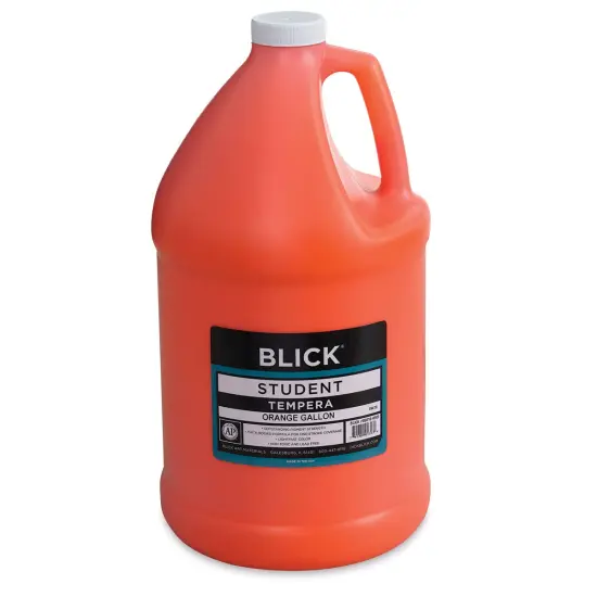 Blick Student Tempera Paint - Orange, 128 oz bottle {1}