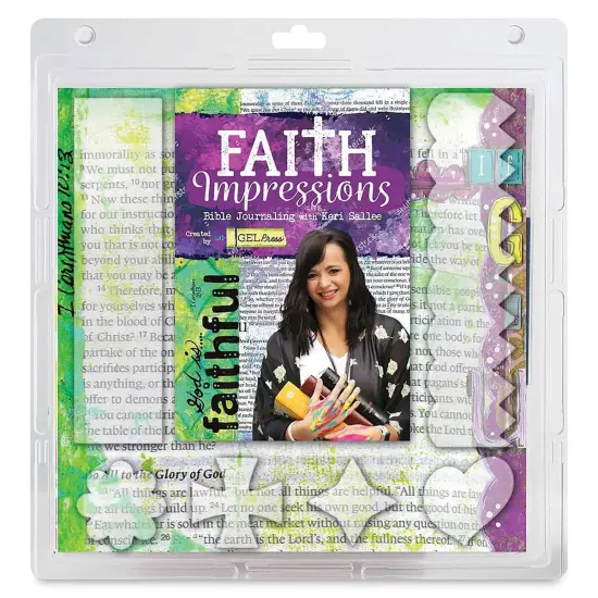 Gel Press Impressables - Faith Impressions Kit {1}
