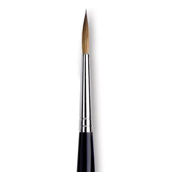 Da Vinci Maestro Kolinsky Brush - Long Tapered Round, Short Handle, Size 4 {1}