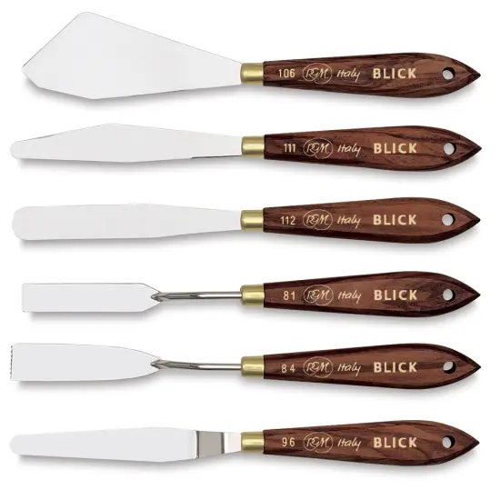 Blick Painting Knife - Large Area and Mixing, Set of 6 {2}