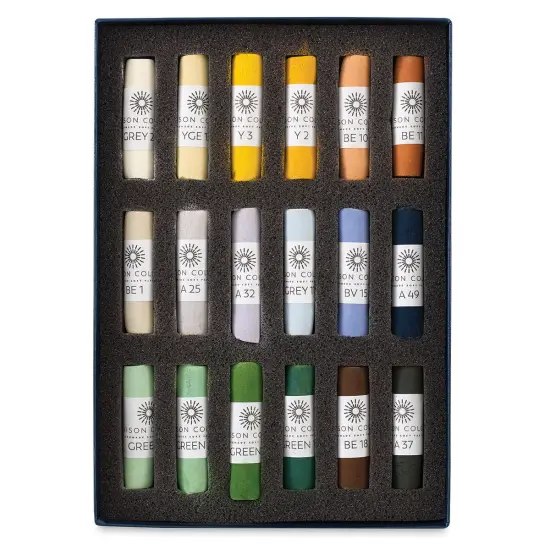 Unison Handmade Pastel Set - Landscape Colors, Set of 18, Full Stick {2}