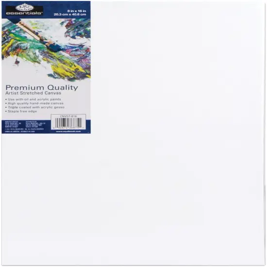 Royal Langnickel essentials(TM) Premium Stretched Canvas-8"x16" {1}