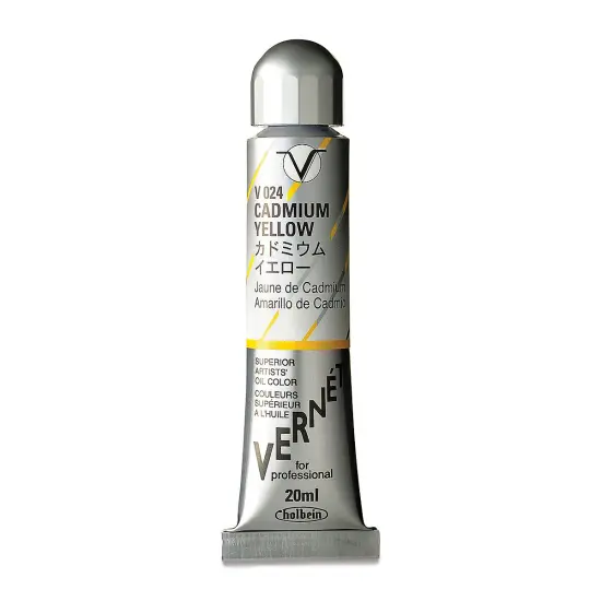 Holbein Vern&eacute;t Superior Artists' Oil Color - Cadmium Yellow, 20 ml tube {2}