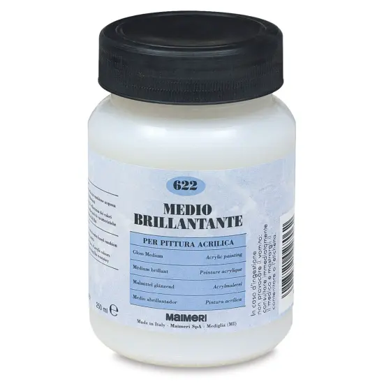 Maimeri Acrylic Polymer Medium - Gloss, 250 ml jar {2}