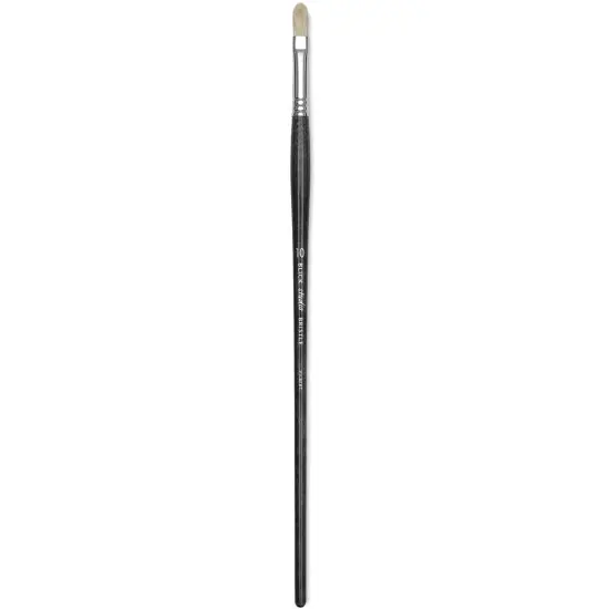 Blick Studio Bristle Brush - Filbert, Long Handle, Size 10 {1}