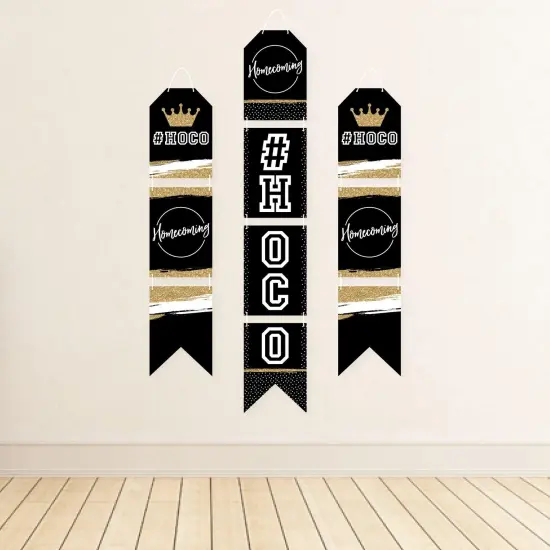 Big Dot of Happiness HOCO Dance - Hanging Vertical Paper Door Banners - Homecoming Wall Decoration Kit - Indoor Door Decor {4}