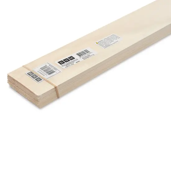 Bud Nosen Basswood Sheets - 1/16" x 3" x 24", 15 Sheets {1}